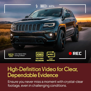 Buy now Pyle Dash Cam Front and Rear - HD 720p Dual Camera Car Video System with Rearview Mirror Attachment, Waterproof Backup Cam, 4.5’’ Display, G-Sensor, DVR Recording, Easy Plug-and-Play Setup at indiglob india