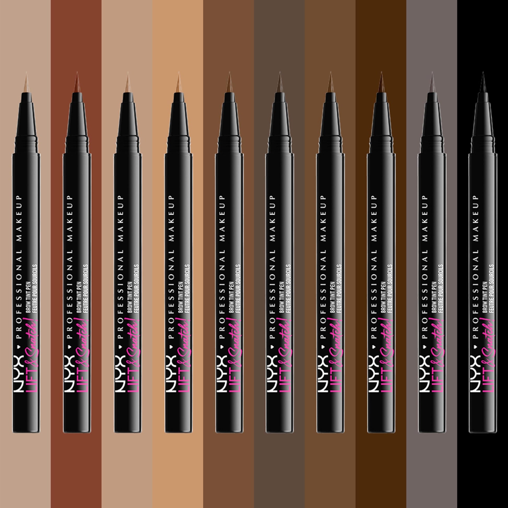 Buy now NYX PROFESSIONAL MAKEUP Lift & Snatch Eyebrow Tint Pen, Black at indiglob india