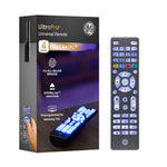 Buy now GE Universal Remote Control, Samsung TV Remote,Universal TV Remote for Roku TV, Vizio, LG, Sony, Sharp, Roku, Apple TV, TCL, Panasonic, Smart TVs, Streaming Players, Blu-ray, DVD, 4-Device, Gold,48845 4 Device Graphite at indiglob india
