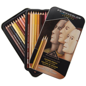 Buy now Prismacolor 2508R Premier Colored Pencil Portrait Tin, Set of 24 Assorted Colors with Case at indiglob india