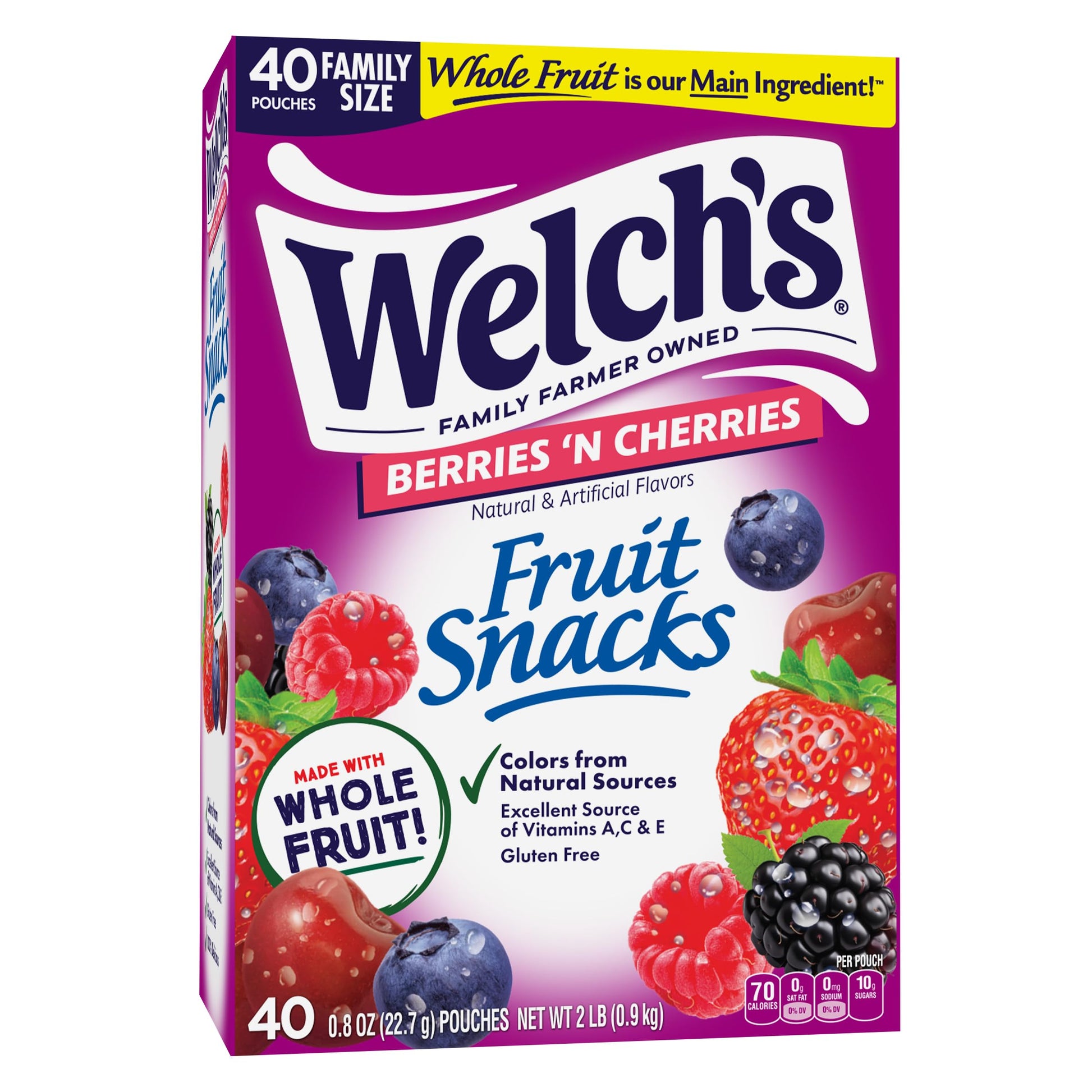 Buy now Welch's Fruit Snacks, Mixed Fruit Snack Box, Gluten Free, 0.8oz Snack Packs (Pack of 40) at indiglob india