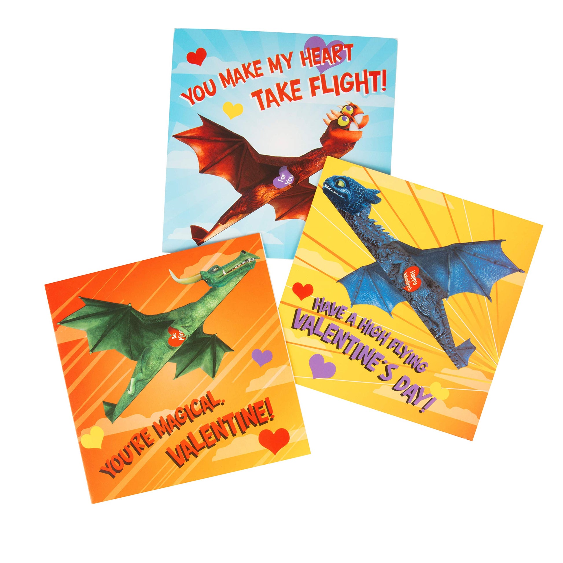 Buy now Playhouse Flying Dragons Valentine's Day Card Set for Kids, 28 Card Pack & Envelopes - Fold and Fly Paper Airplanes - Great for School Classroom Exchange Parties - Boys & Girls Ages 4+ at indiglob india