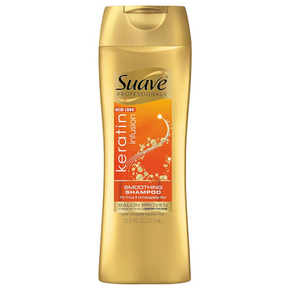 Suave Professionals Smoothing Shampoo, Keratin Infusion, 12.6 oz