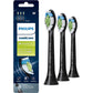 Philips Sonicare Genuine W DiamondClean Replacement Toothbrush Heads, 2 Brush Heads, White, HX6062/65