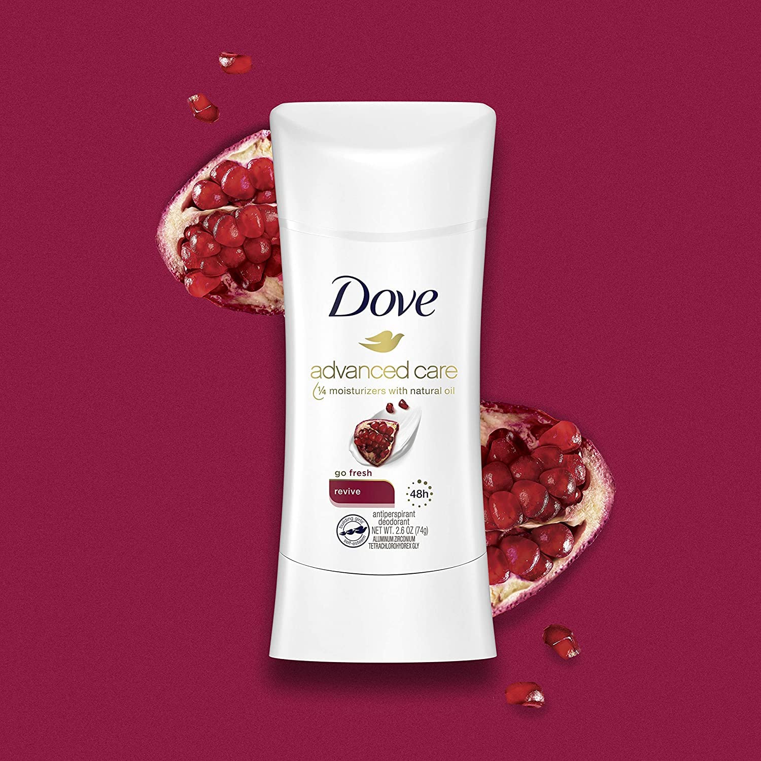 Buy now Dove Advanced Care Antiperspirant Deodorant, Revive, 2.6 Ounce (Pack of 2) at indiglob india