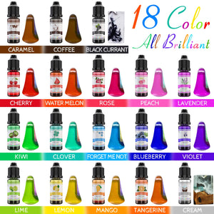 Buy now Epoxy Resin Pigment - 18 Color Liquid UV Resin Dye for Coloring, DIY Art Jewelry Making - Concentrated Colorant for Paint, Crafts - 0.35 oz/10ml Each at indiglob india
