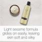 Neutrogena Body Oil Light Sesame Formula, 8.5 fl oz, Radiant Glow Moisturizer for Dry Skin, Bath & Shower Oil For Smooth and Hydrated Skin
