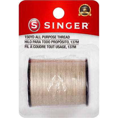 Singer 60110All Purpose Polyester Thread, 150 Yards, Black