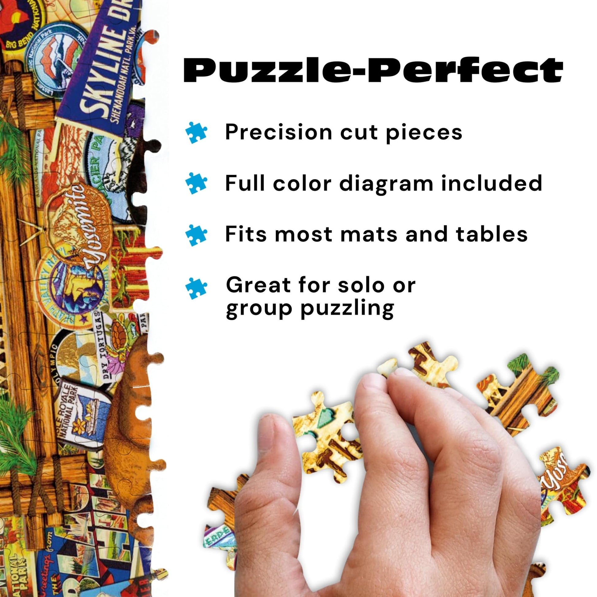 Buy now Buffalo Games Jigsaw Puzzle ƒ?? Our National Parks Collage by Kate Ward Thacker ƒ?? 2000-Piece Puzzle for Adults, Includes Poster, Made in USA at indiglob india