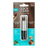 RED by Kiss Quick Cover Root Touch Up Stick, Water-Resistant Temporary Gray Hair Concealer with Brush for Roots and Beard, Long-Lasting Coverage, Easy Application (2 Pack, Dark Brown) - 1 Pack, Brown