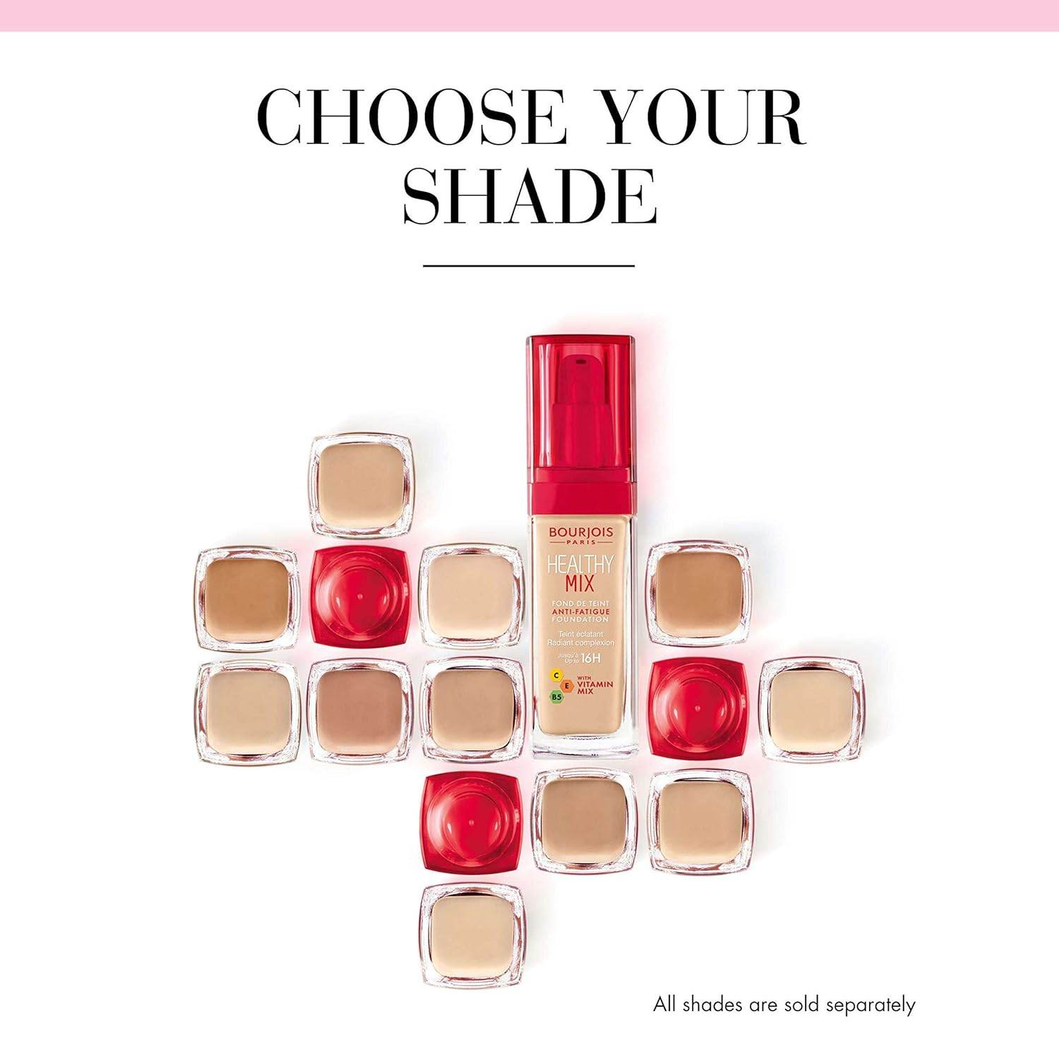 Bourjois Healthy Mix Foundation for Women, 54 Beige, 1 Ounce - My Store