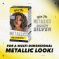 Got2b Metallics Permanent Hair Color, M72 Dusty Silver