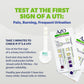 Buy now AZO Urinary Tract Infection (UTI) Test Strips, Accurate Results in 2 Minutes, Clinically Tested, Easy to Read Results, Clean Grip Handle, #1 Most Trusted Brand, 3 Count at indiglob india