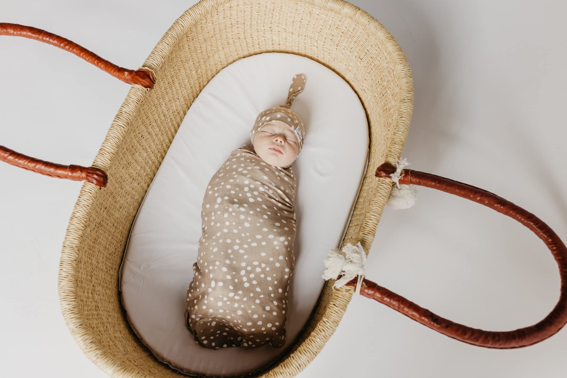 Buy now Copper Pearl Large Premium Knit Baby Swaddle Receiving Blanket Fawn at indiglob india
