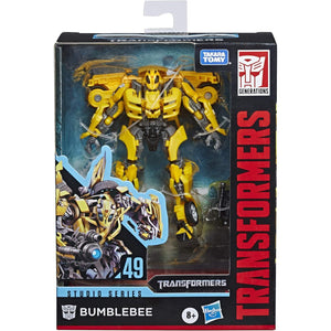 Transformers Toys Studio Series 49 Deluxe Class Movie 1 Bumblebee Action Figure - Kids Ages 8 & Up, 4.5" (Amazon Exclusive)