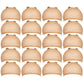 Teenitor Wig Caps, 20 Pack Stretchy Nylon Skin Tone Wig Application Caps for Women and Men - Brown