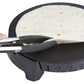 CucinaPro Electric Tortilla Maker - 10" Pitas, Chapati, Roti, Flatbread, Non-Stick Cooking Plates with Ready Light and Cord Wrap