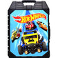 Hot Wheels 100-Car Storage Case – Large Capacity Organizer for 1:64 Die-Cast Vehicles with Handle and Latch, Durable Portable Carrying Case for Kids, Travel, and Toy Car Collectors