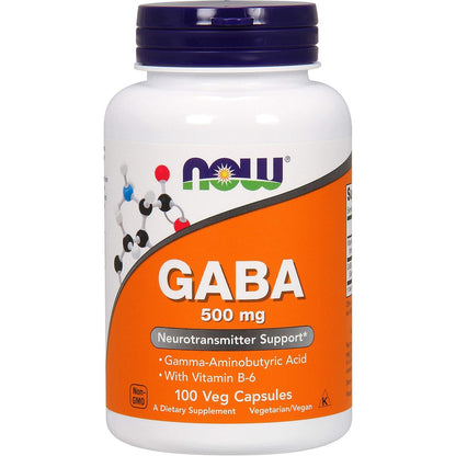 Now Foods GABA, 500 Mg