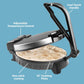 CucinaPro Electric Tortilla Maker - 10" Pitas, Chapati, Roti, Flatbread, Non-Stick Cooking Plates with Ready Light and Cord Wrap