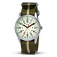 Buy now Infantry Mens Military Field Watch,Luminous Glow in The Dark Dial,Analog Tactical Wristwatch w/ 12/24 Hr Time,Japanese Quartz Movement,Slip-Thru Nylon Band,Reliable Work Watch for Men Silver Green at indiglob india