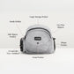 Buy now Tushbaby Original Hip Seat Baby Carrier for Babies & Toddlers up to 45 lbs, Safety Certified, Lightweight No-Foam Design with Storage & Nursing Support, Grey at indiglob india