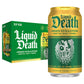 Buy now Liquid Death Iced Tea - Blueberry Buzzsaw (Blueberry-Flavored Black Tea), Less Sugar*, Boost of Caffeine, B Vitamins, No Artificial Sweeteners, 12 Fl Oz (Pack of 12) Green Guillotine at indiglob india