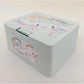 Sanrio Cinnamoroll Cute Box with One Touch Open Lid, Makeup / Accessory/ Cosmetic Case, 4.2 x 3.5 x 2.1in