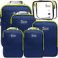 SUITEDNOMAD Ultralight Compression Packing Cubes Set, Suitcase and Backpack Travel Organizer Bags