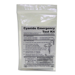 Industrial Test Systems 484020 Cyanide Emergency Test Kit, 0.2-1700 ppm Range