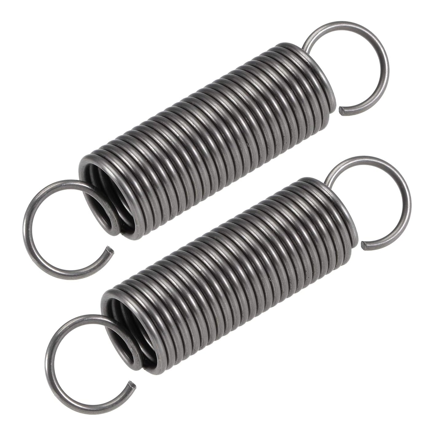 uxcell Compression Spring,20mm OD,2mm Wire Size,157.5mm Extended Length,90mm Free Length,Spring Steel,17.3Lbs Load Capacity,Grey 2pcs