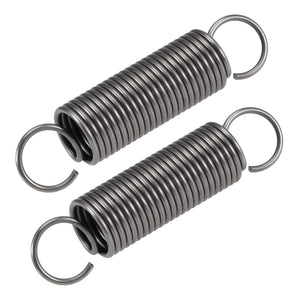 uxcell Compression Spring,20mm OD,2mm Wire Size,157.5mm Extended Length,90mm Free Length,Spring Steel,17.3Lbs Load Capacity,Grey 2pcs
