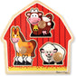 Melissa & Doug Pets Jumbo Peg Wooden Puzzle; Animal Puzzles, Peg Puzzles for Toddlers Ages 1+