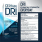 Certain Dri Everyday-Strength Clinical Antiperspirant - 72-Hour Sweat Protection for Hyperhidrosis - Doctor-Recommended - Travel-Friendly - Fresh Scent - 2.6 oz