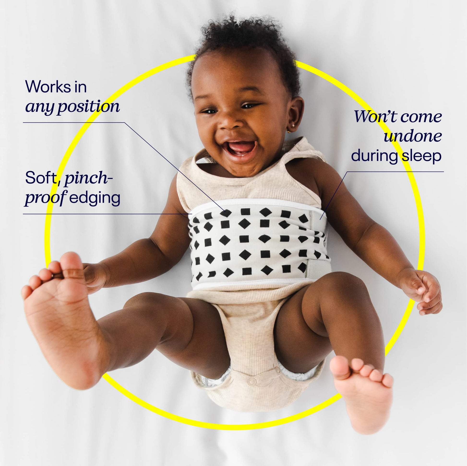 Buy now Nanit Breathing Wear Band - 100% Cotton, Works with Nanit Pro Baby Monitor to Track Breathing Motion Sensor-Free at indiglob india