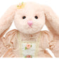 Small Soft Stuffed Animal Bunny Rabbit Plush Toy for Baby Girls 15inch (Pink Rabbit Wearing Pink Vintage Dress)