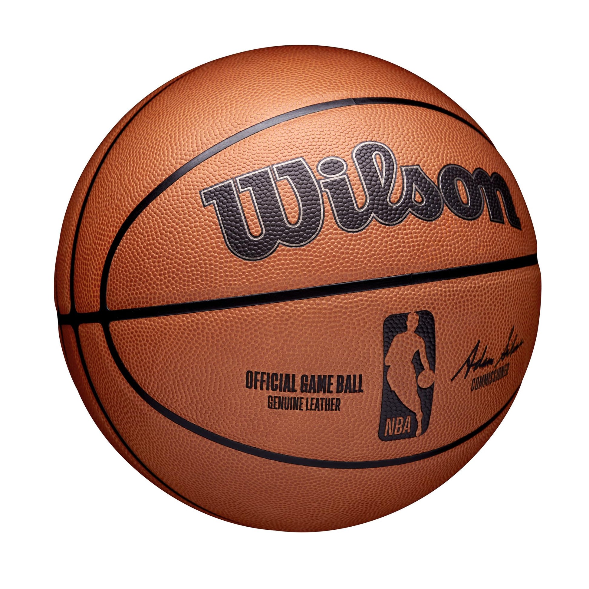 Buy now Wilson NBA Official Game Basketball - Brown, Size 7-29.5" at indiglob india