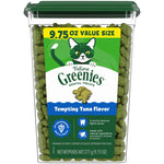 Buy now Greenies Cat Treats, Veterinarian-Recommended Adult Natural Dental Cat Treats, Tempting Tuna Flavor, 9.75 oz. Tub at indiglob india