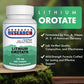 Dr. Hans Nieper Lithium Orotate 5mg, 200 Count, Lab Tested, Non-GMO, Gluten Free, Vegan Friendly, Supports Brain Health