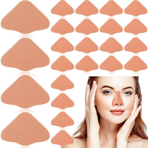 24 Set Sun Protection Nose Patch UV Protection Nose Cover for Men Women Sports Tanning Outdoor (Beige)