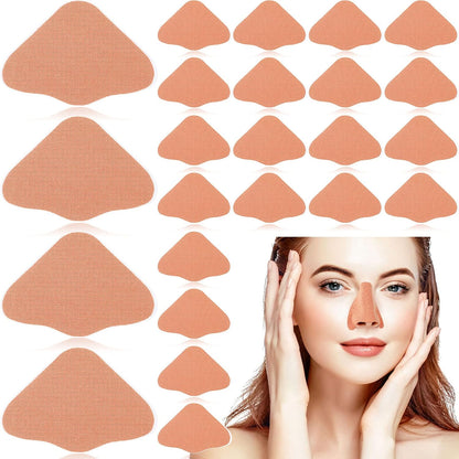 24 Set Sun Protection Nose Patch UV Protection Nose Cover for Men Women Sports Tanning Outdoor (Beige)