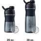BlenderBottle SportMixer Shaker Bottle Perfect for Protein Shakes and Pre Workout, 28-Ounce, Navy - My Store