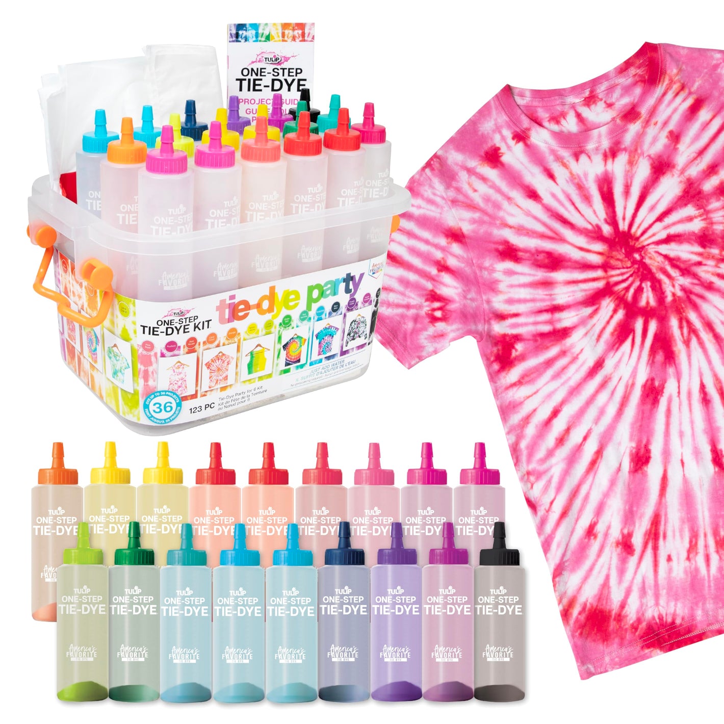 Buy now Tulip One-Step Tie-Dye Party Kit, Set of 123 at indiglob india