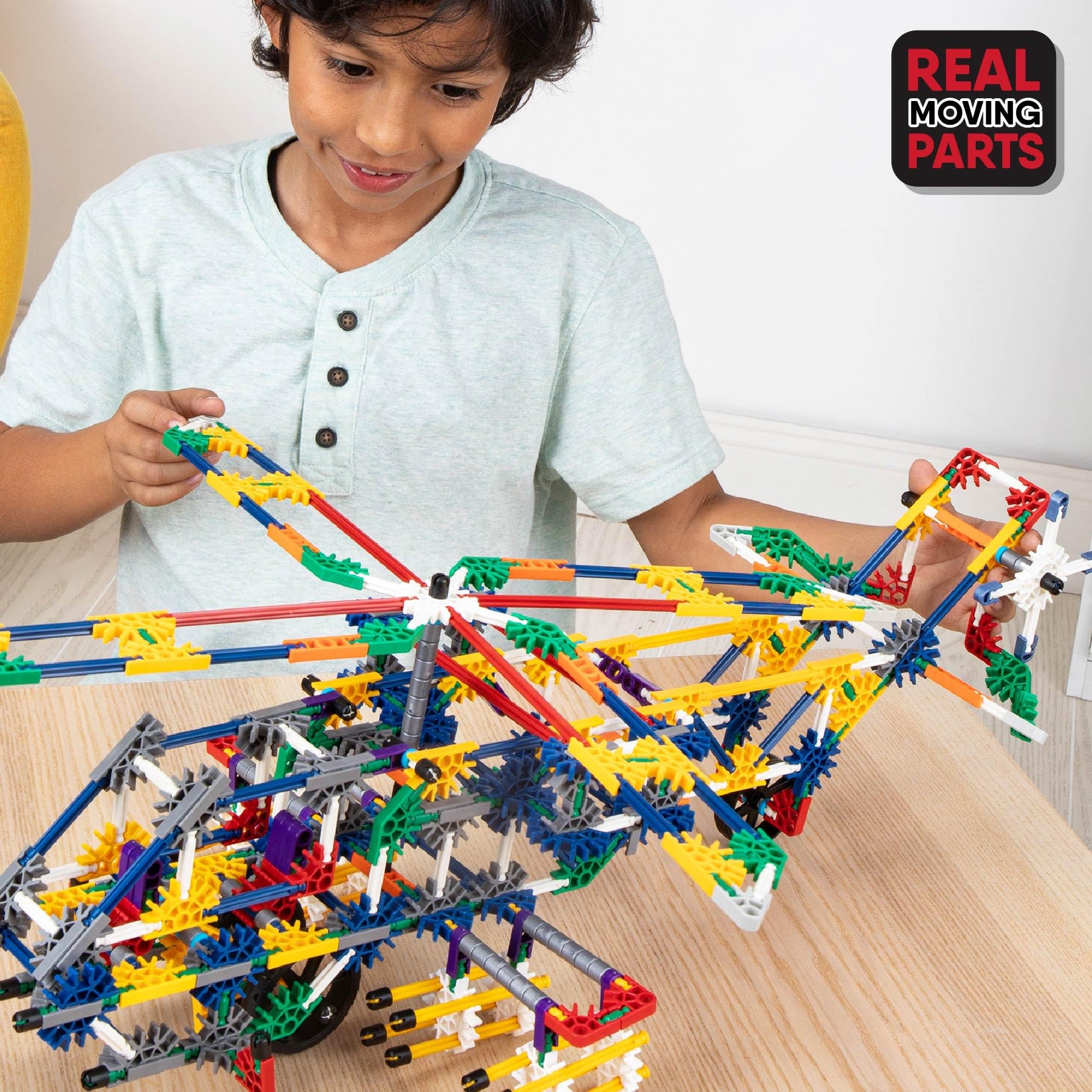 Buy now K'NEX - 100 Model Building Set ‚ 863 Pieces, STEM Building, Kid Construction Set‚ Ages 7+ at indiglob india