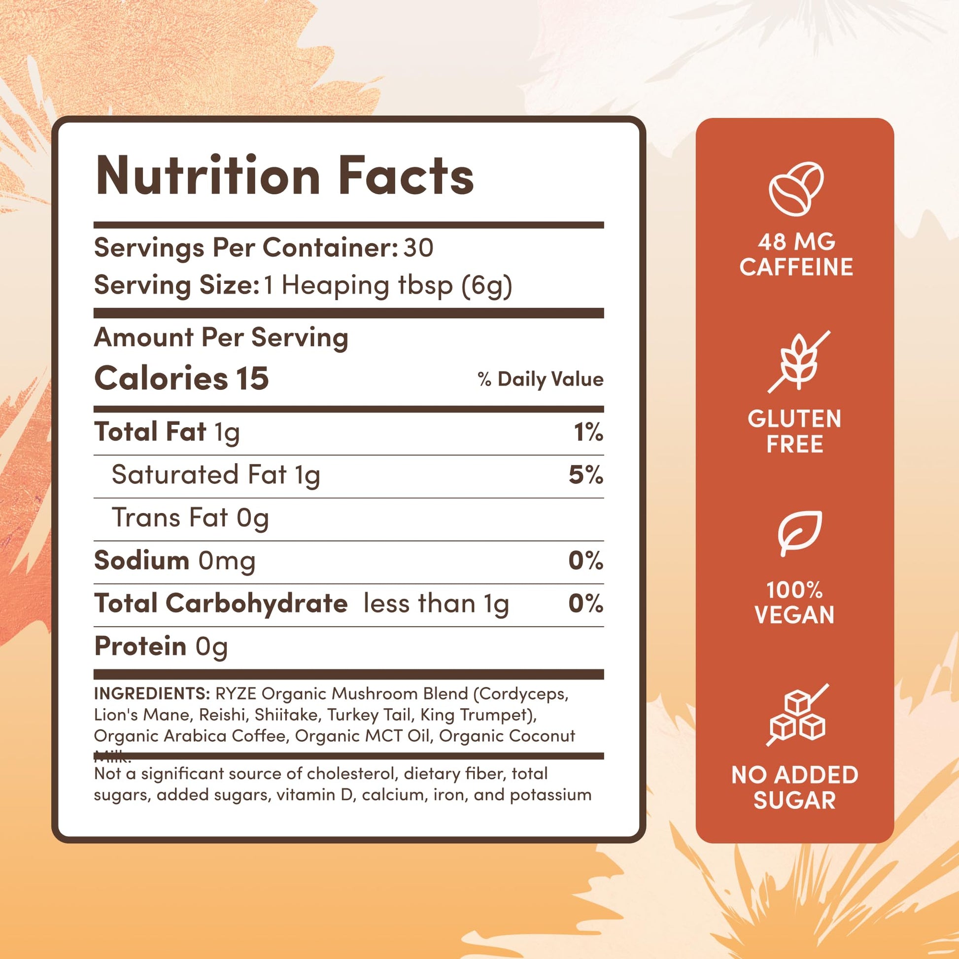 Buy now RYZE SUPERFOODS Mushroom Coffee, 30 servings at indiglob india