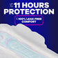 Always Ultra Thin Overnight Pads with Wings, Size 4, Overnight, 78 Count (3 Packs of 26)