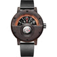 Men's Handmade Wooden Watches Mens Lightweight Analog Quartz Wood Mens Wrist Watch with Compass