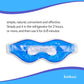 Gel Eye Mask Cold Pads&Cool Compress for Puffy Eyes and Dry Eye,Cooling Eye Ice Masks Gel Blue*1