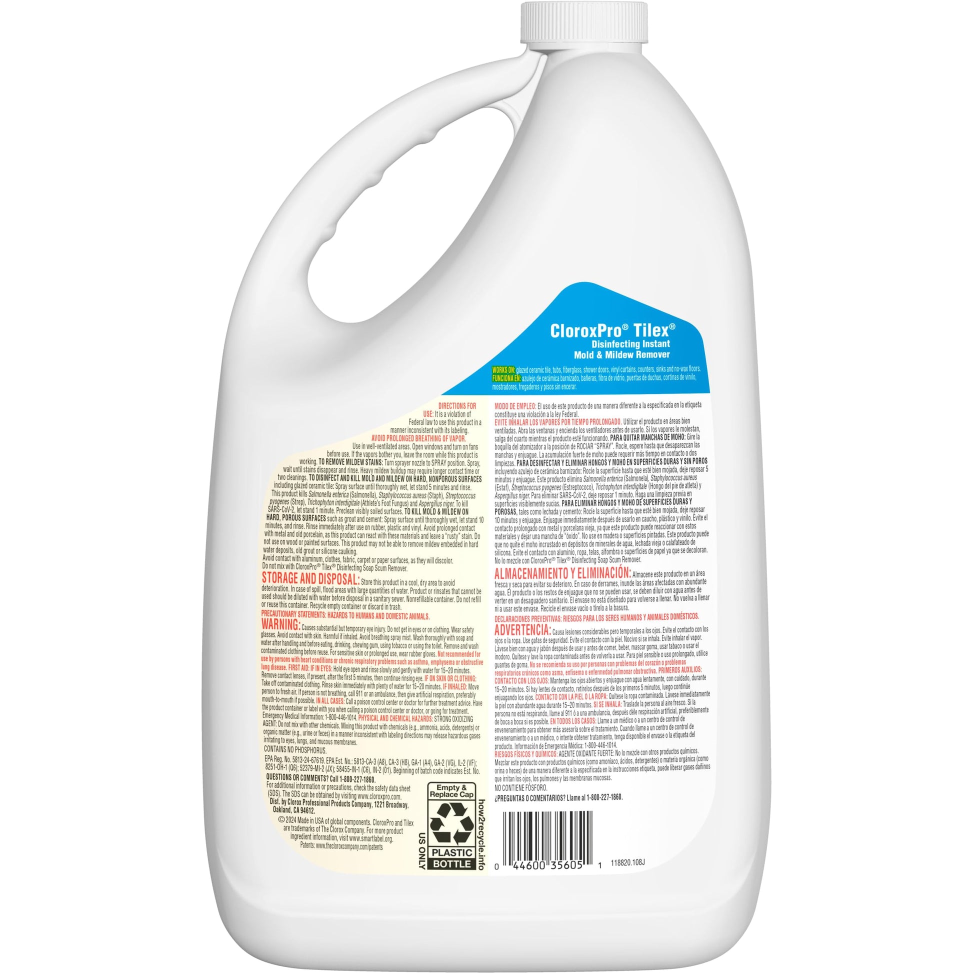 Buy now CloroxPro Tilex Disinfecting Instant Mold and Mildew Remover Refill, 128 Ounces Each (Pack of 4) (35605) Package May Vary at indiglob india