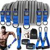 HPYGN Heavy Resistance Bands, 300LBS Exercise Bands for Working Out, Fitness Bands with Handles, Workout Bands for Men, Weight Bands Set for Muscle Training, Strength, Slim, Yoga, Home Gym Equipment - Blue
